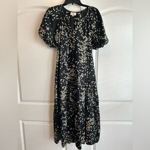 NWOT Tuckernuck Black and Cream Midi Dress